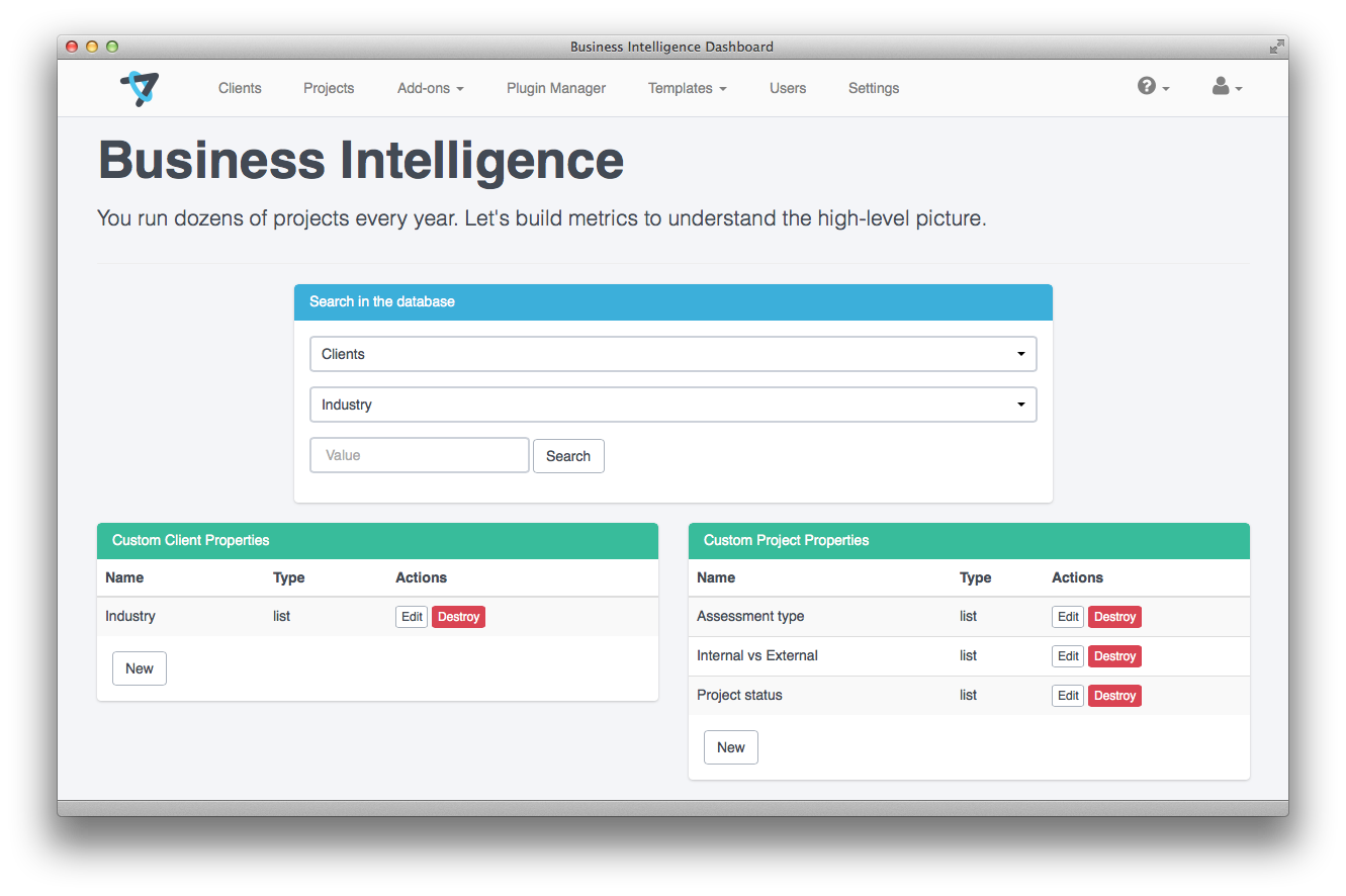 Business Intellignece dashboard - Dradis Framework Blog