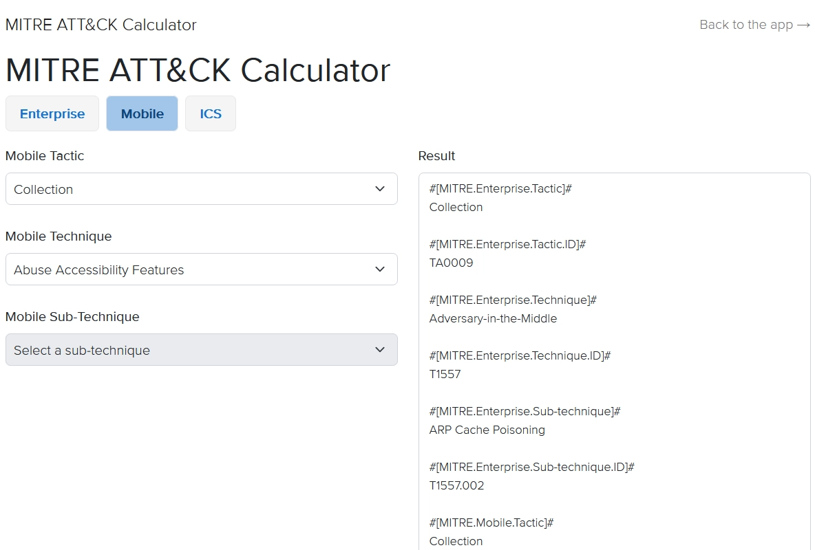 Dradis MITRE ATT&CK calculator editor instance-wide mode