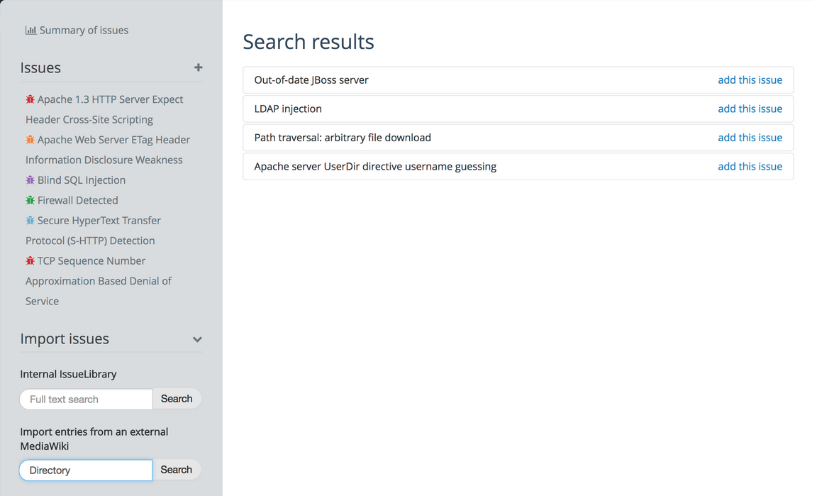 MediaWiki screenshot